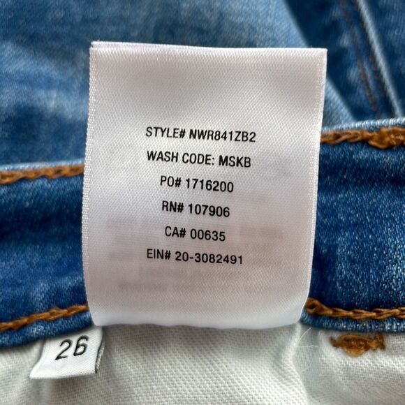 Hudson Vivid Blue Denim/Jean Mini Skirt. Size 26. - Picture 14 of 15